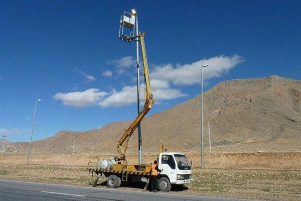 سه راهی فیروزآباد - خلخال روشن شد سه راهی فیروزآباد - خلخال روشن شد
