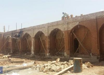 انتها مرحله نخست بازسازی اضطراری مسجد جامع چشام در داورزن