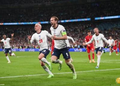انگلیس برای اولین مرتبه فینالیست جام ملت های اروپا شد