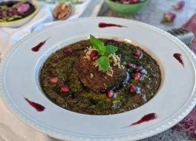 طرز تهیه خورشت انار بیج شمالی